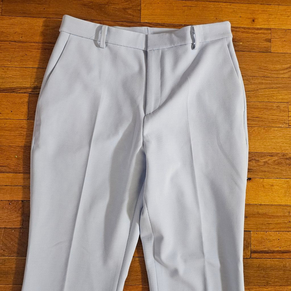 Uniqlo Women's Blue Bootcut Trousers Pants Size Medium - Picture 2 of 10